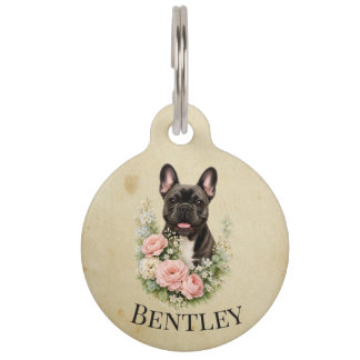 Médaillon Pour Animaux Bouledogue Français