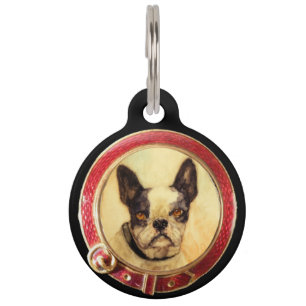 Médaillon Pour Animaux Bouledogue français de PORTRAITS MINIATURES