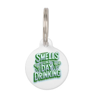 Médaillon Pour Animaux Ça sent le verre du jour
