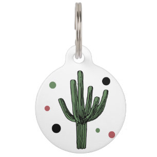 Médaillon Pour Animaux Cactus