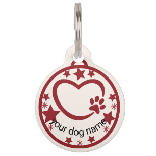 Médaillon Pour Animaux Cadeau Personnalisé avec un Nom Mignon pour l'Amou