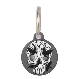 Médaillon Pour Animaux Calaveras décoratives Halloween