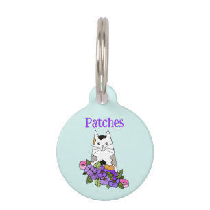Médaillon Pour Animaux Calico Cat