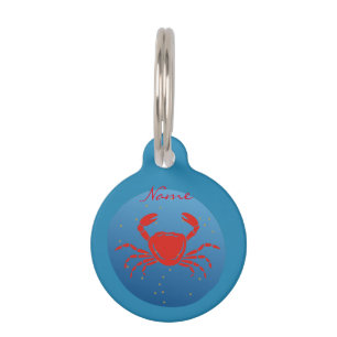 Médaillon Pour Animaux Cancer Crabe Zodiac Thunder_Cove