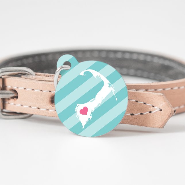 Médaillon Pour Animaux Cape Cod Heart (Créateur téléchargé)