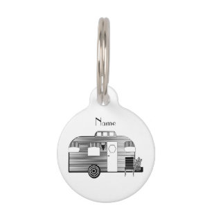 Médaillon Pour Animaux Caravane Camper Traveller Thunder_Cove