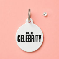 Célébrité Locale Drôle Blanc Nom Personnalisé Chie