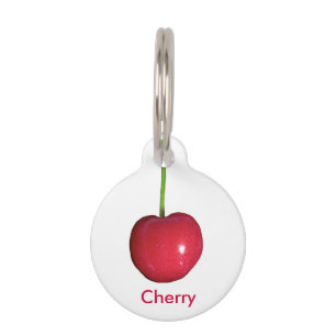 Médaillon Pour Animaux Cerise