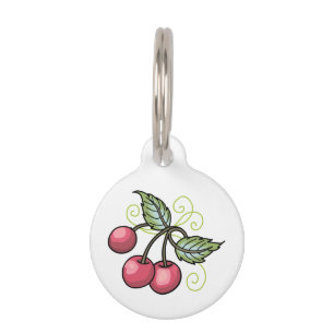 Médaillon Pour Animaux Cerises