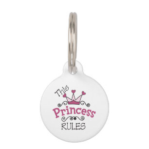 Médaillon Pour Animaux Cette princesse régit