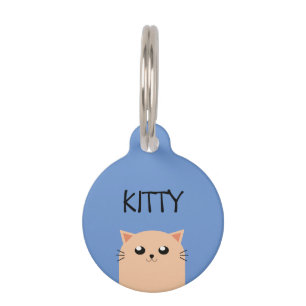 Médaillon Pour Animaux Chat personnalisé mignon
