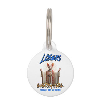 Médaillon Pour Animaux Chat Sphynx Drôle 