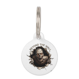 Médaillon Pour Animaux Chemise manches longues zombie Beyond The Wall