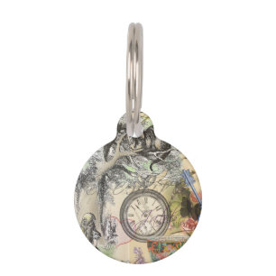 Médaillon Pour Animaux Cheshire Chat Alice Wonderland Classic