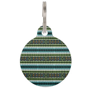 Médaillon Pour Animaux Chevron Motif