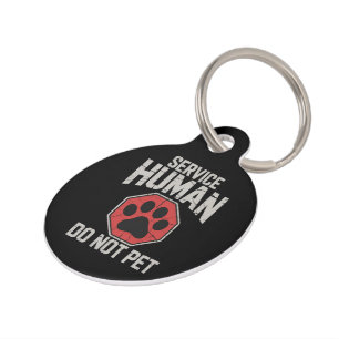 Médaillon Pour Animaux Chien d'assistance Humain Ne Pas Caresser Propriét