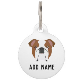 Médaillon Pour Animaux Chien de taureau britannique