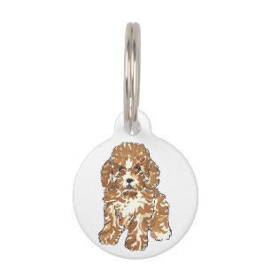 Médaillon Pour Animaux Chiot de caniche
