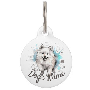 Médaillon Pour Animaux Chiot japonais Spitz