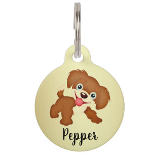 Médaillon Pour Animaux Chiot joueur