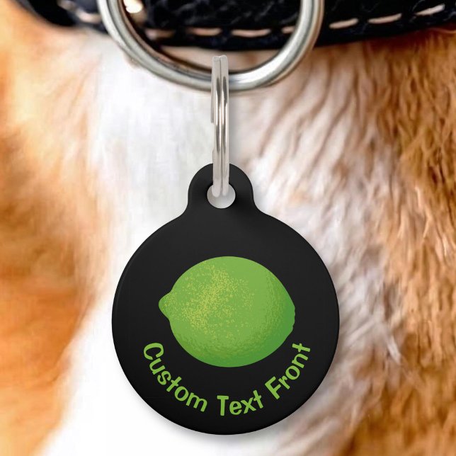 Médaillon Pour Animaux Citron vert (Créateur téléchargé)