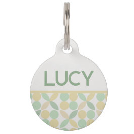 Médaillon Pour Animaux Citrus de citron vert/citron vert