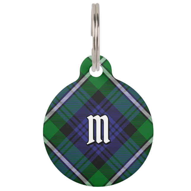Médaillon Pour Animaux Clan Forbes Tartan (Devant)