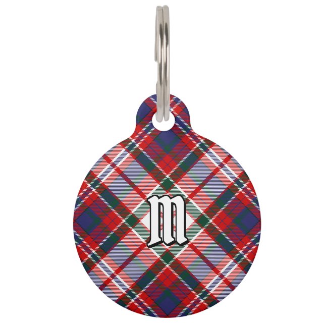 Médaillon Pour Animaux Clan MacFarlane robe Tartan (Devant)
