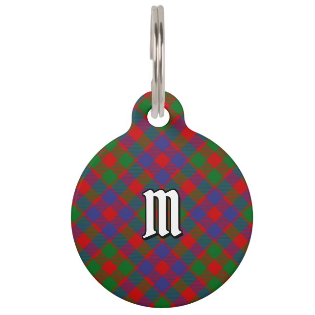 Médaillon Pour Animaux Clan MacGowan Tartan (Devant)