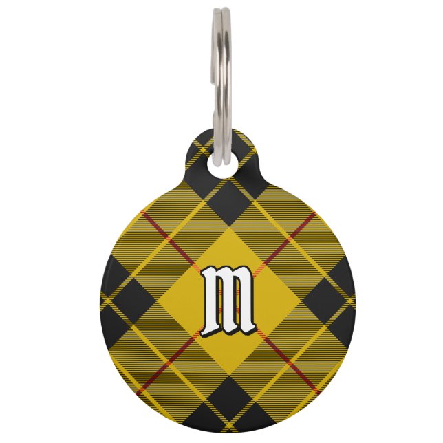 Médaillon Pour Animaux Clan Macleod de Lewis Tartan (Devant)