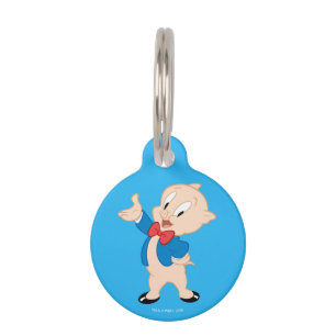 Médaillon Pour Animaux Cochon de porc Pose classique