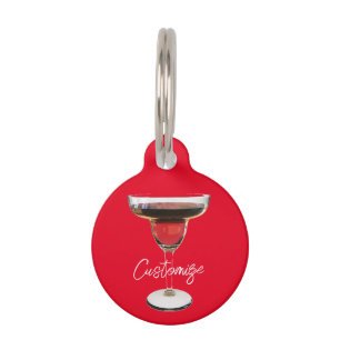 Médaillon Pour Animaux Cocktail Big Red Margarita Boire Thunder_Cove