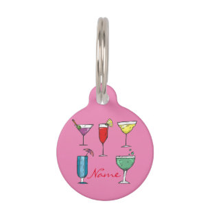Médaillon Pour Animaux Cocktail Drink Association Thunder_Cove