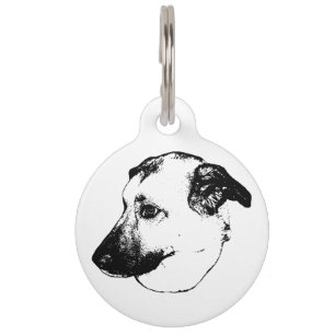 Médaillon Pour Animaux Collier Artistique, ID de Compagnie Nette