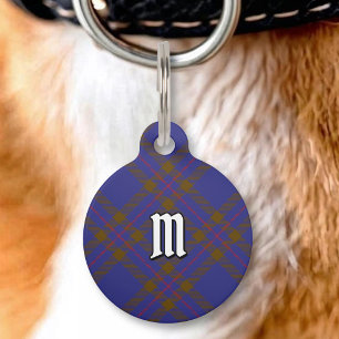 Médaillon Pour Animaux Collier d'identification Clan Elliot Tartan Modern