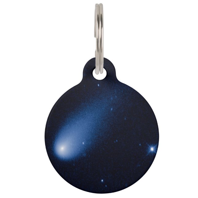 Médaillon Pour Animaux comète et étoiles (Devant)