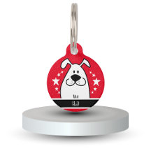 Conception personnalisée de Doodle de chien mignon