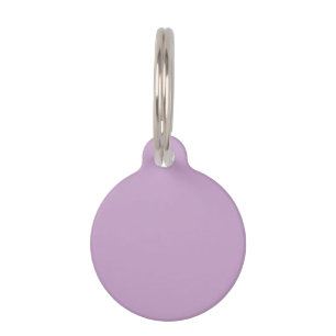 Médaillon Pour Animaux Couleur solide Lilac