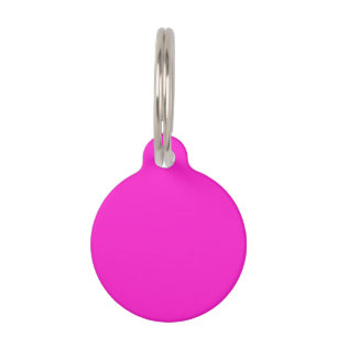Médaillon Pour Animaux Couleur solide magenta chaude