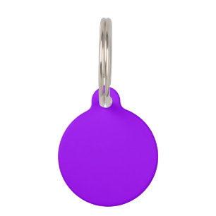 Médaillon Pour Animaux Couleur vive violet violet violet