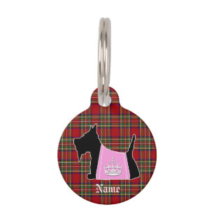 Médaillon Pour Animaux Couronne royale de no. 15 de Scottie