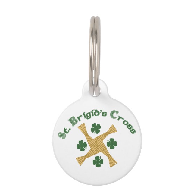 Médaillon Pour Animaux Croix de Saint-Brigides (Devant)