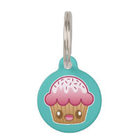 Cupcake Kawaii Rose Avec Informations Personnalisé