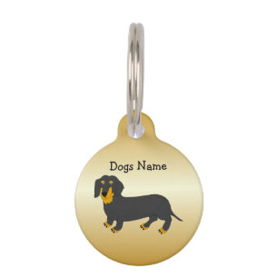 Médaillon Pour Animaux Dachshund Design personnalisé