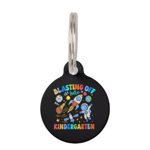 Médaillon Pour Animaux Décollage en maternelle Retour à l'école