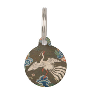 Médaillon Pour Animaux Décor d'antiquité chinois d'oiseaux
