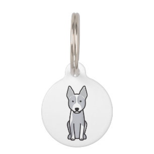 Médaillon Pour Animaux Dessin de chien de bétail australien