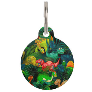 Médaillon Pour Animaux Dinosaur Park