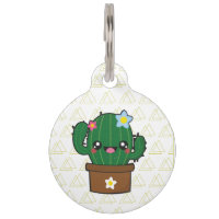 dogtagart de cactus de kawii