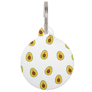 Médaillon Pour Animaux Doodle d'avocat cuite